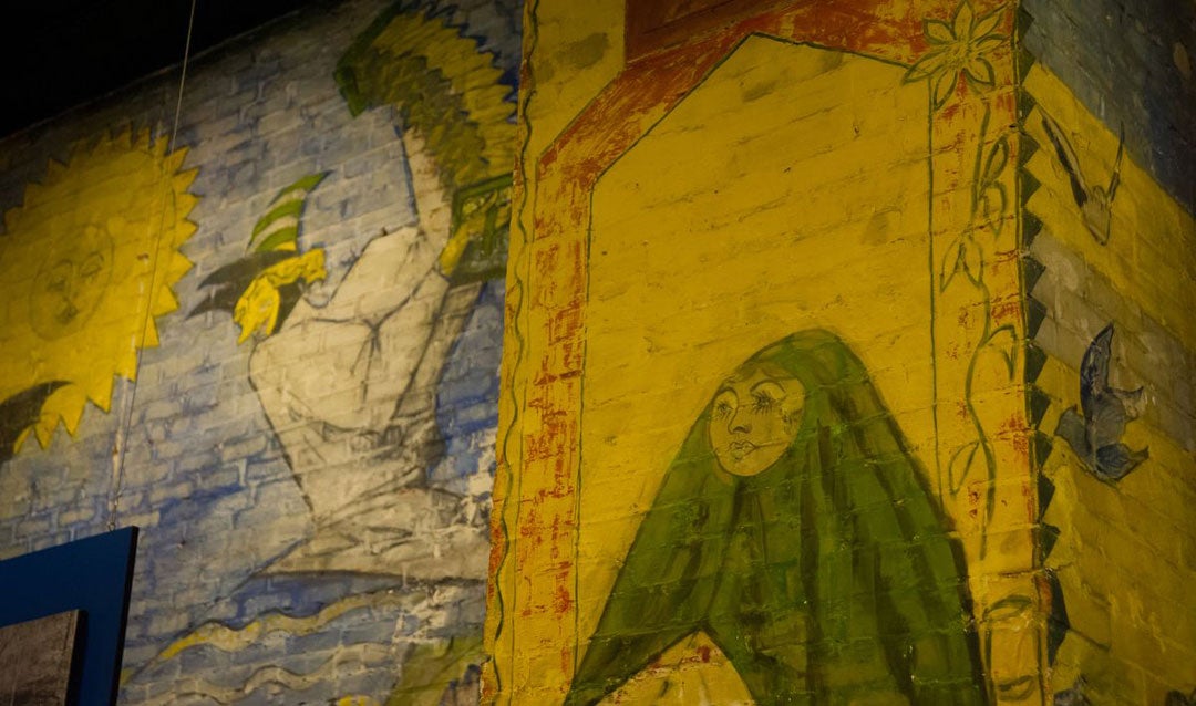 Halloween Room mural in Biltmore House