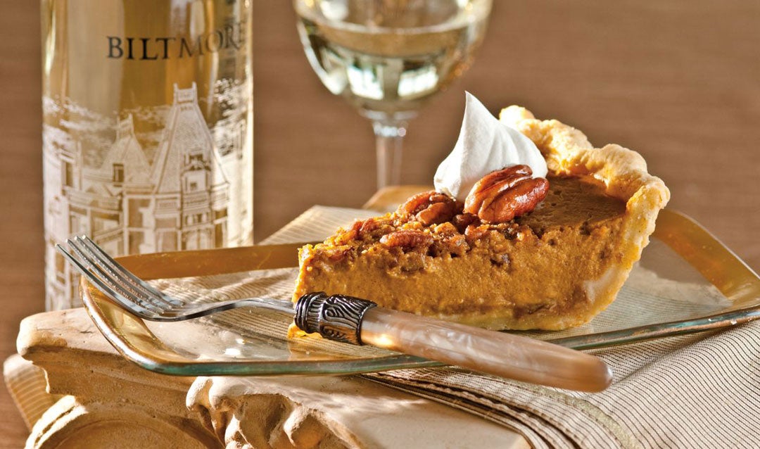 Century White Wine with pumpkin pie