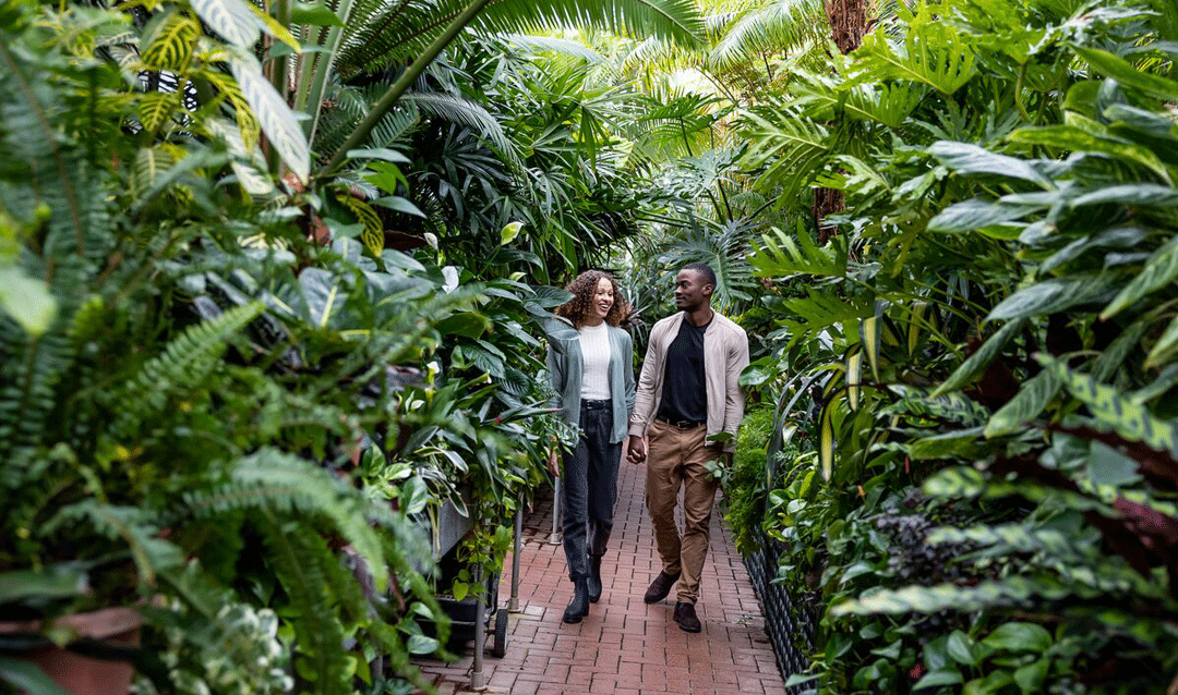 Couple in the Conservatory at Biltmore