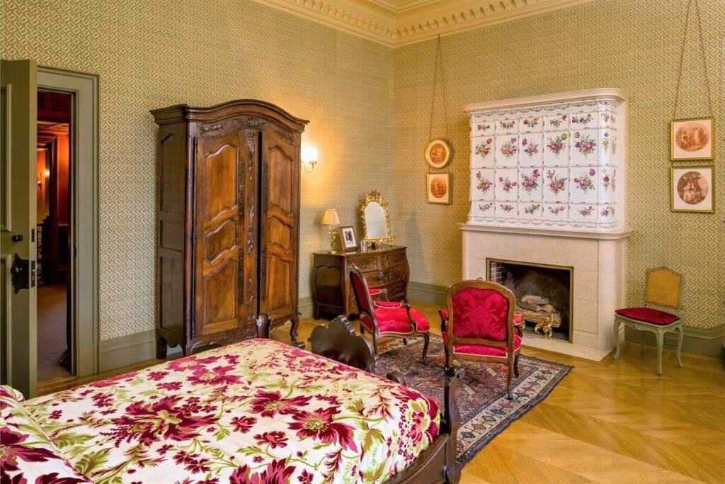 Chimney Room of Biltmore House after restoration was completed
