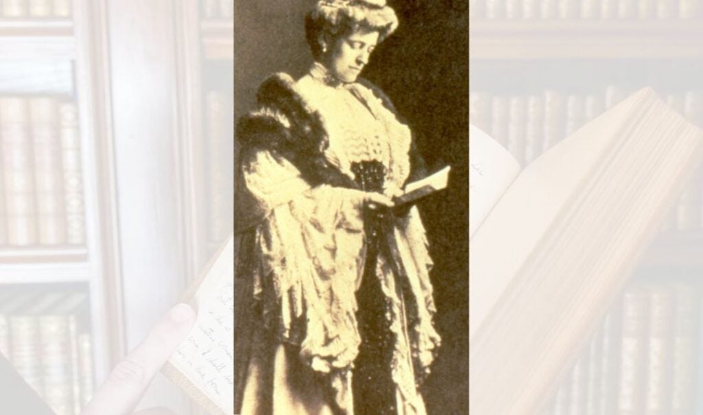 Archival photograph of Edith Wharton.