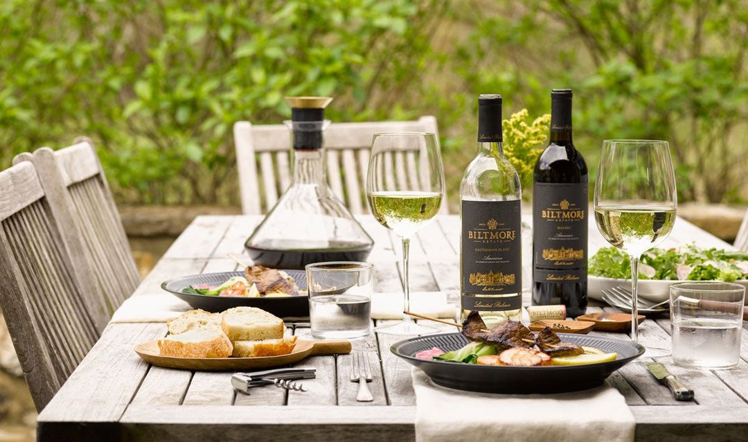 Summer sipping outdoors with Biltmore wines