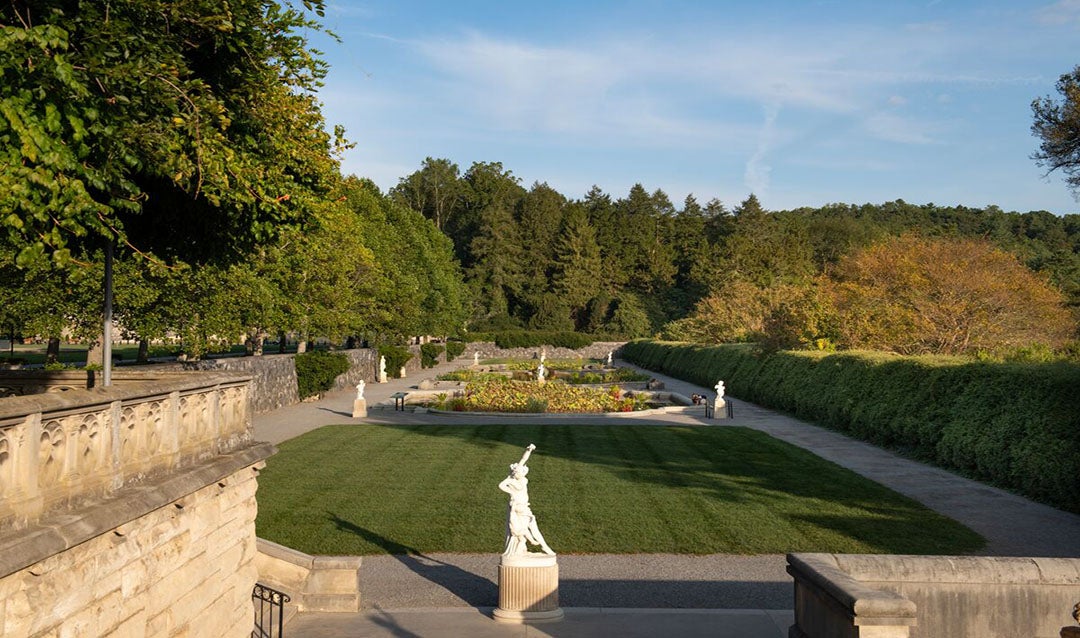 Italian Garden during Fall at Biltmore