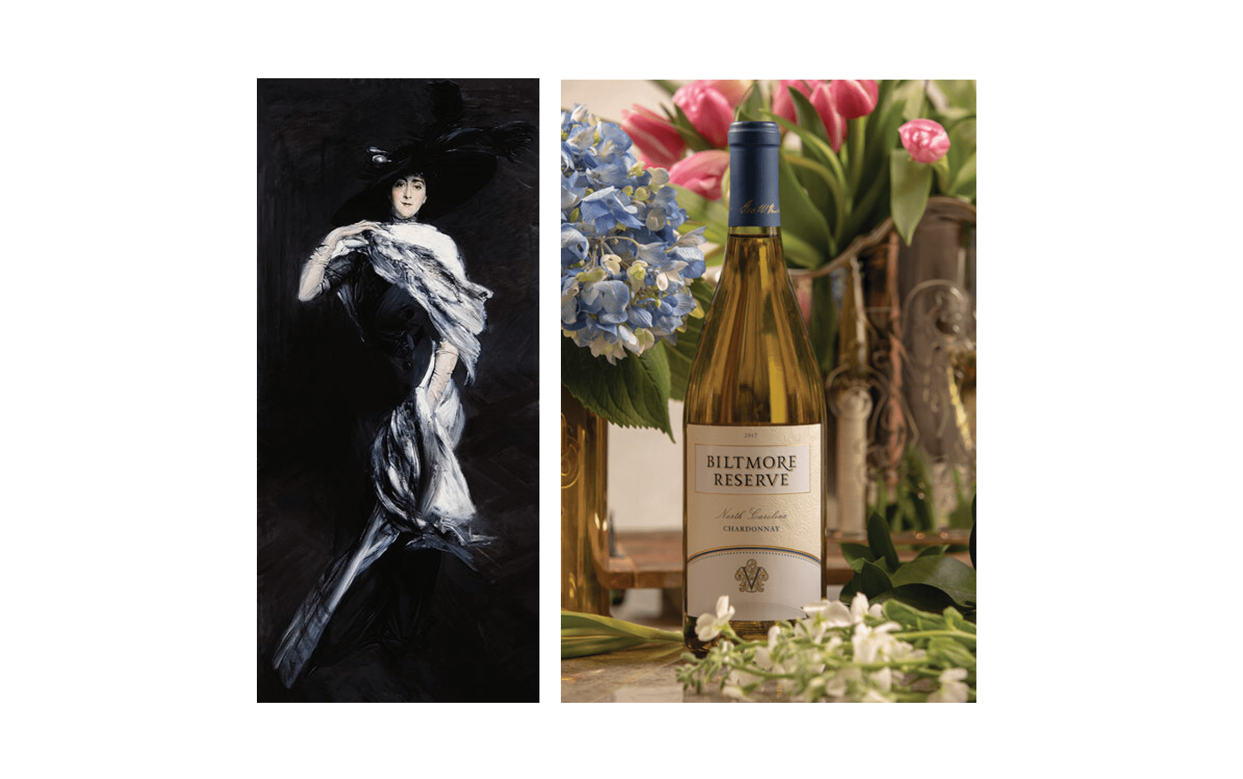 Edith Vanderbilt paired with Biltmore Reserve Chardonnay