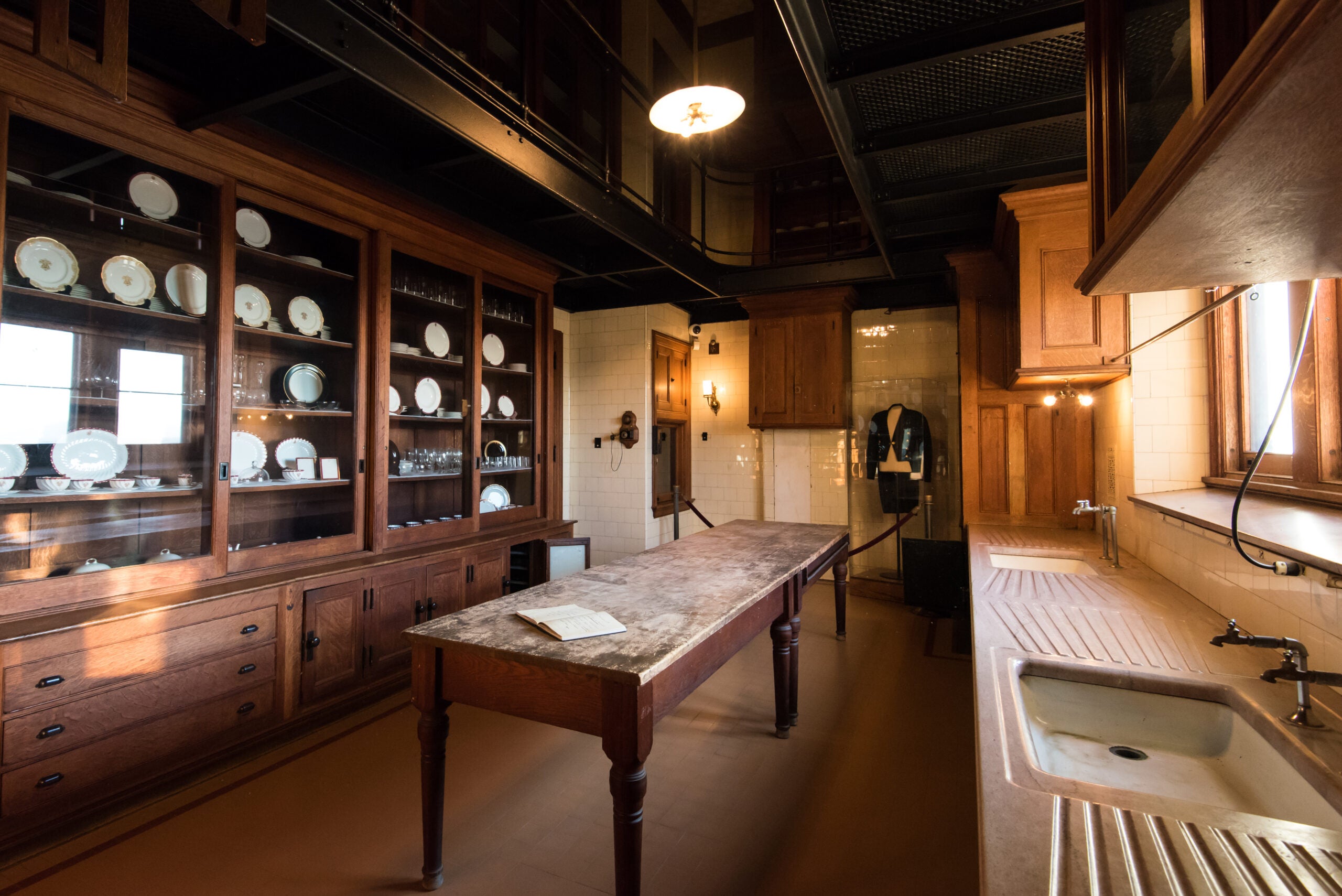 The Butler’s Pantry, as seen on The Biltmore House Backstairs Tour