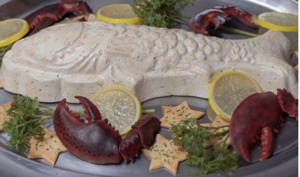 Faux food fish mousse