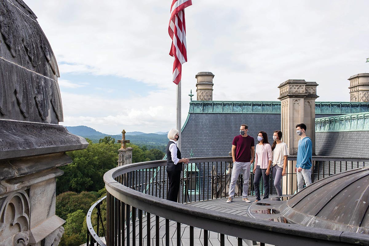 rooftop tour at biltmore