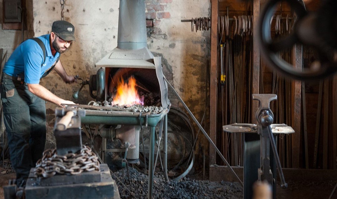 Biltmore Blacksmith at work