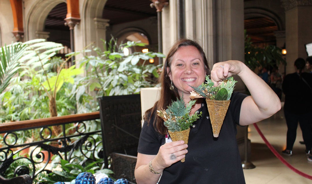 Biltmore designer holds ornaments she created