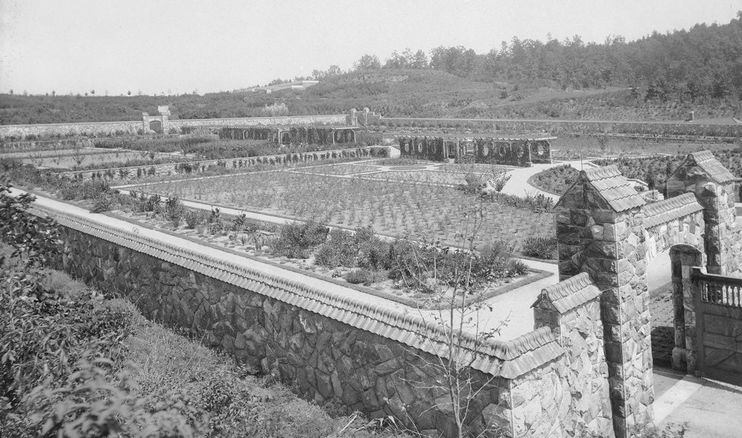 Archival image of Biltmore Walled Garden