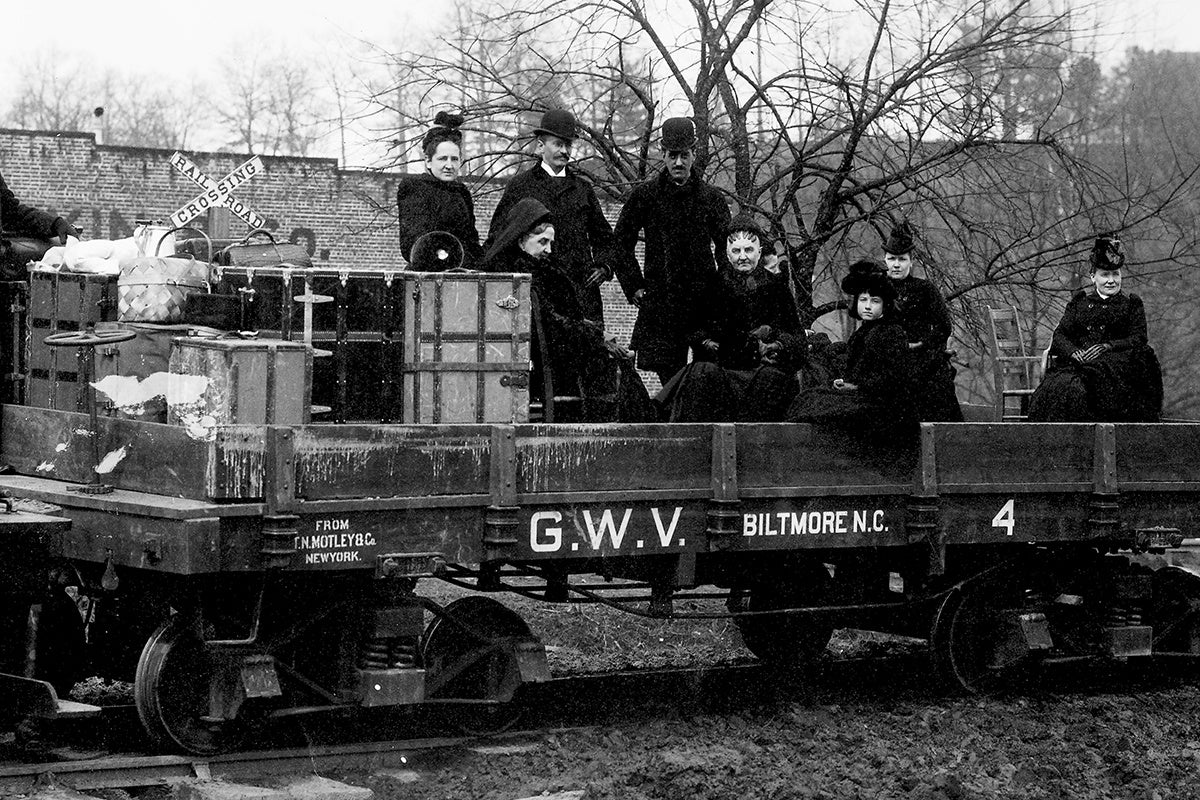 Guests on Vanderbilt train