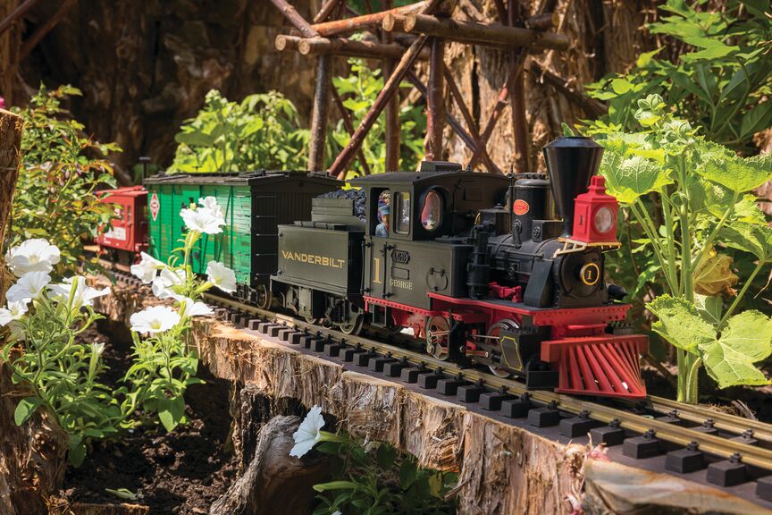 Biltmore Gardens Railway in Antler Hill Village at Biltmore