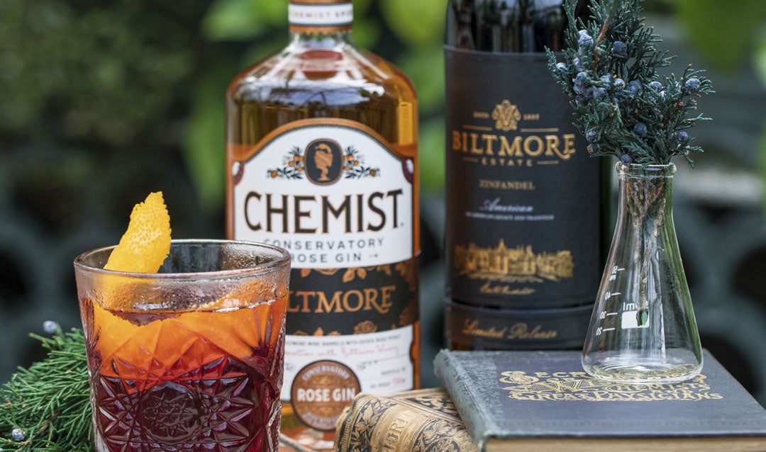 Create cocktail chemistry with Biltmore wines and Chemist Gin