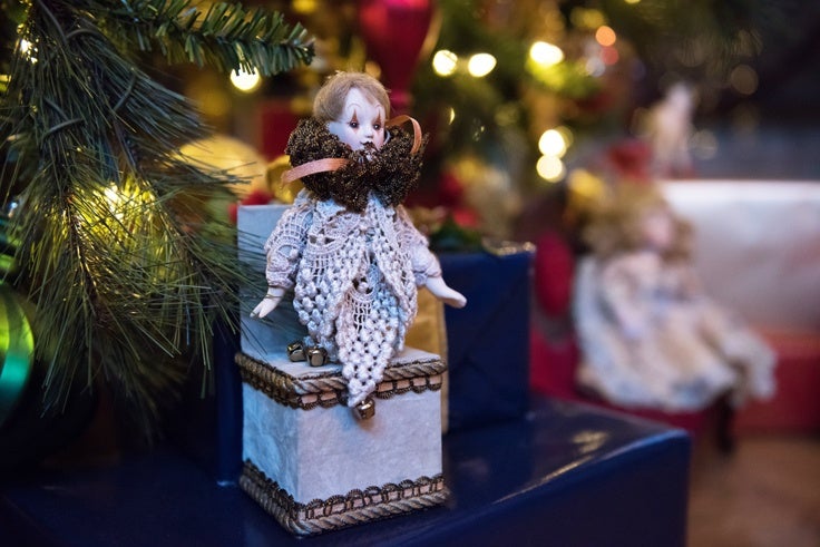 This jack-in-the-box, an ever-classic toy, is ready to amuse his Biltmore guests.