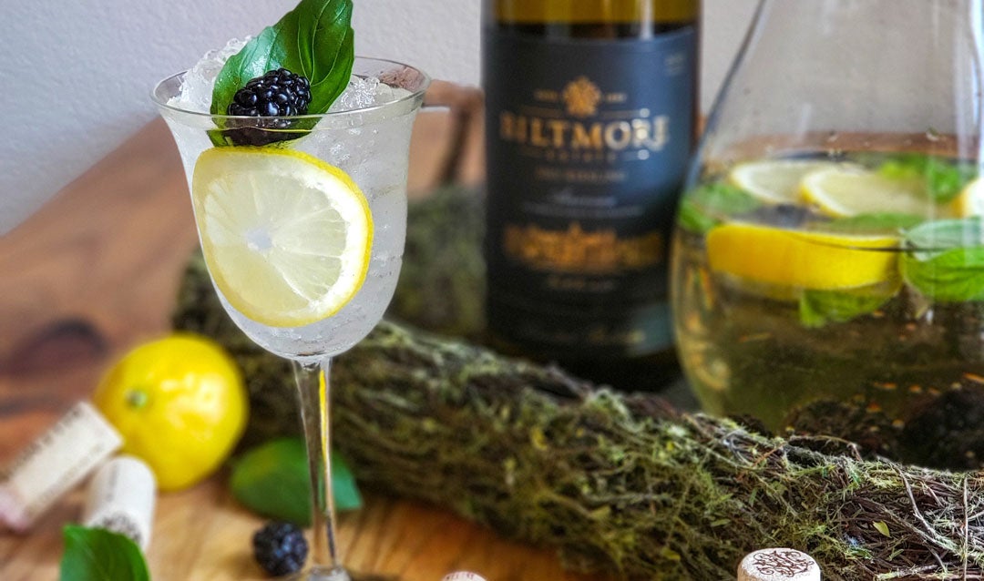 Wine and tonic cocktail with Biltmore Estate Limited Release Riesling