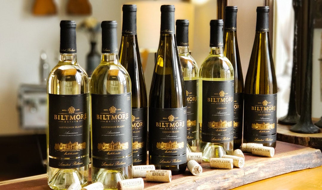 Bottles of Biltmore Estate Limited Release wines