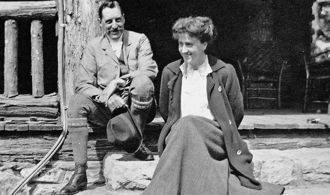 George and Edith Vanderbilt at buckspring Lodge