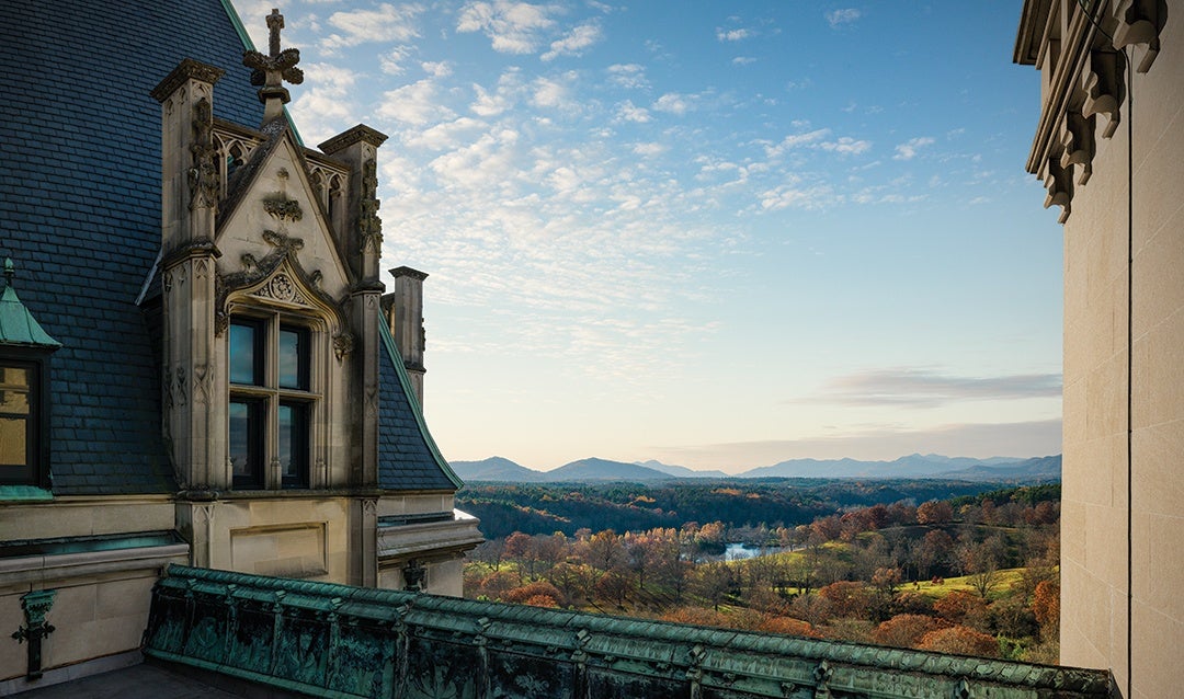 Rooftop fall color