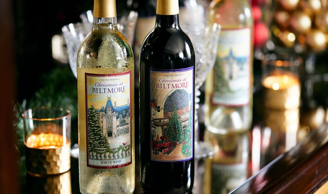 Facebook fans helped choose the labels on Biltmore Christmas wine