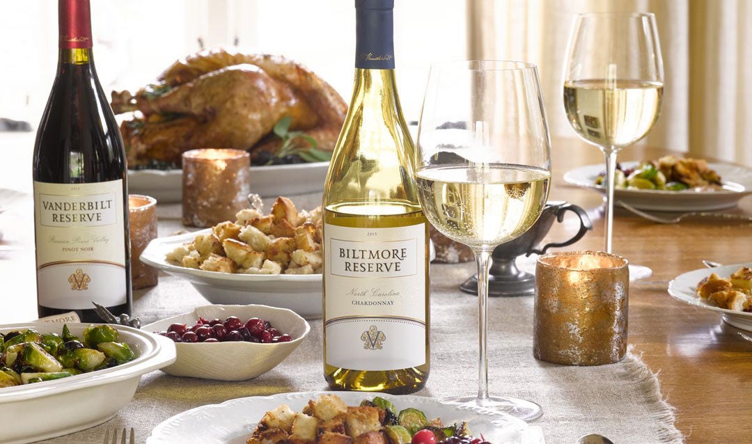 Biltmore wines make perfect pairings with your Thanksgiving menu