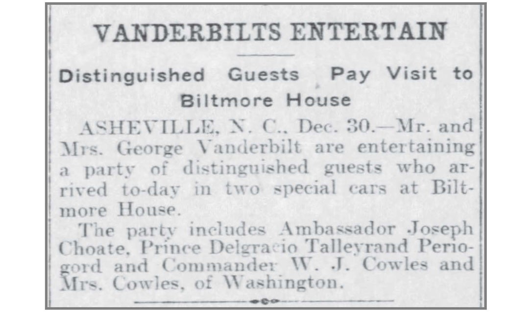 The New Year's event was highlighted in an article from The Philadelphia Inquirer published December 31, 1901.