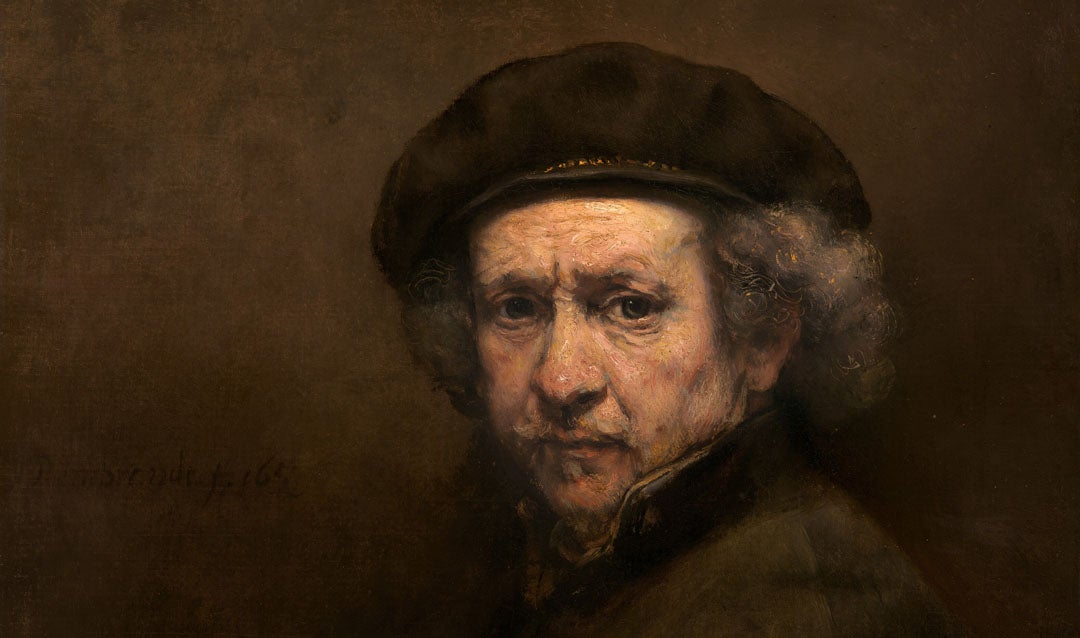 Rembrandt van Rijn’s Self-Portrait (1659) was among the works stored at Biltmore House during World War II. Rembrandt was coincidentally one of George Vanderbilt’s favorite artists.