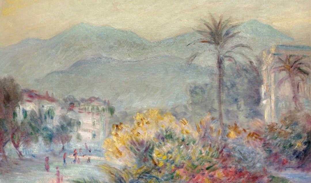 Strada Romana à Bordighera landscape painting by Claude Monet
