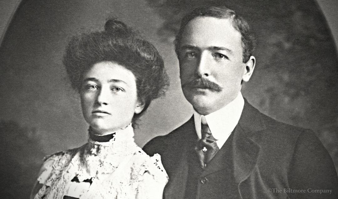 Biltmore Honeymooners Willie and Lila Field, c. 1902