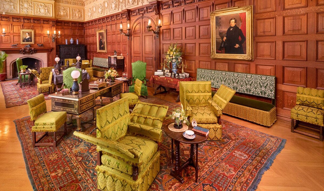 The recently restored Oak Sitting Room, the living space that connects Mr. and Mrs. Vanderbilt’s Bedrooms, was an extensive project that took our Museum Services team nearly 15 years to complete.