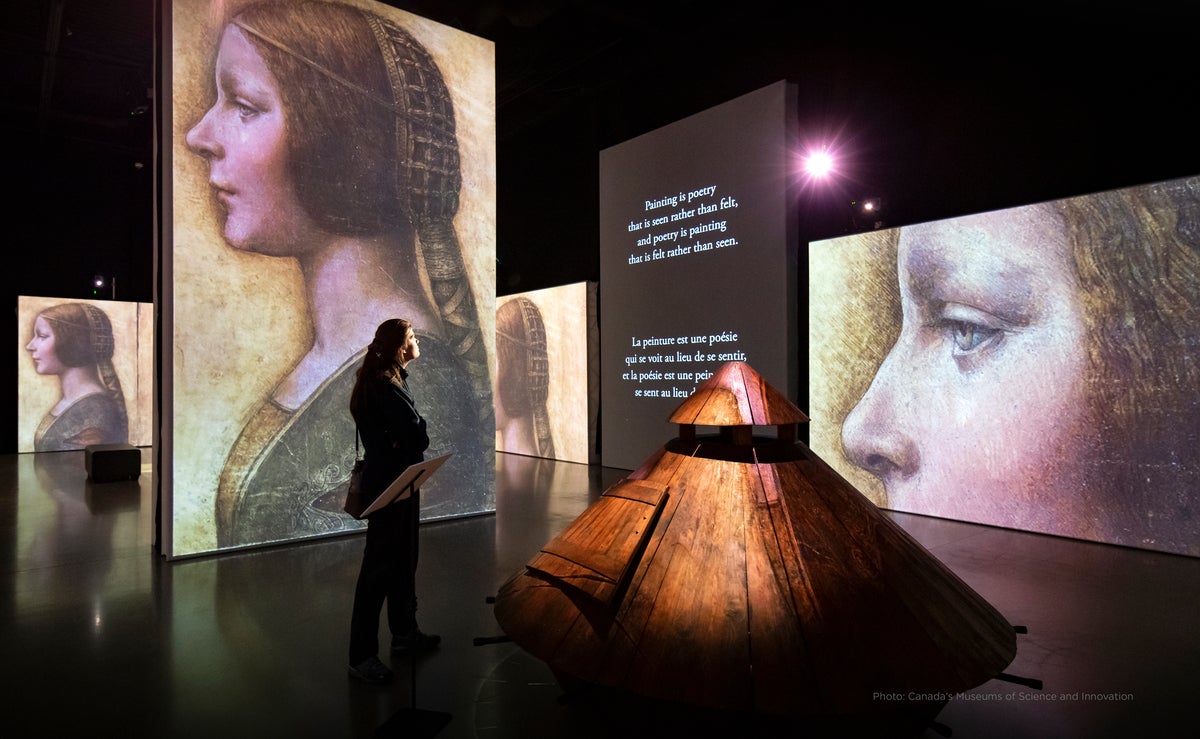 Scene from Leonardo da Vinci -- 500 Years of Genius at Biltmore