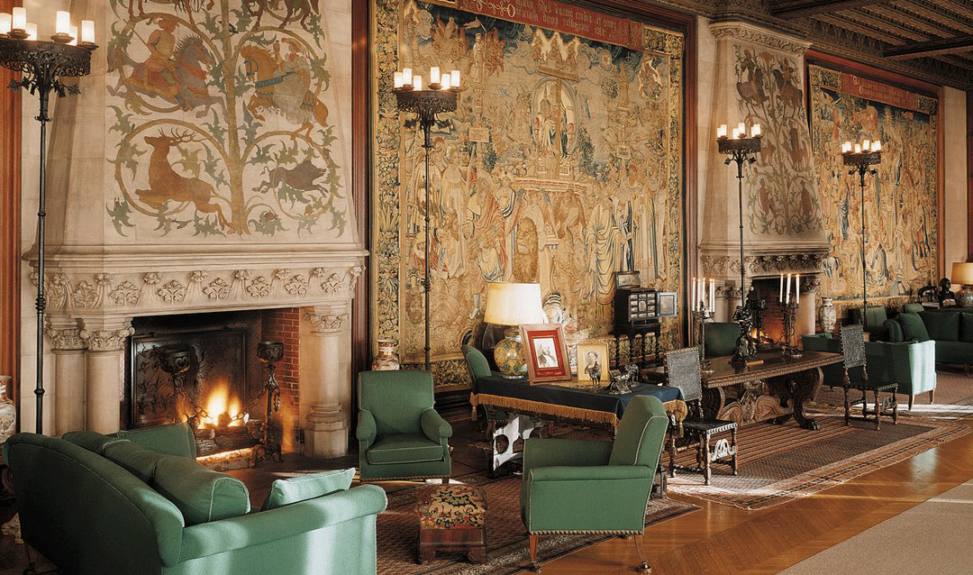 Overview of Tapestry Gallery in Biltmore House