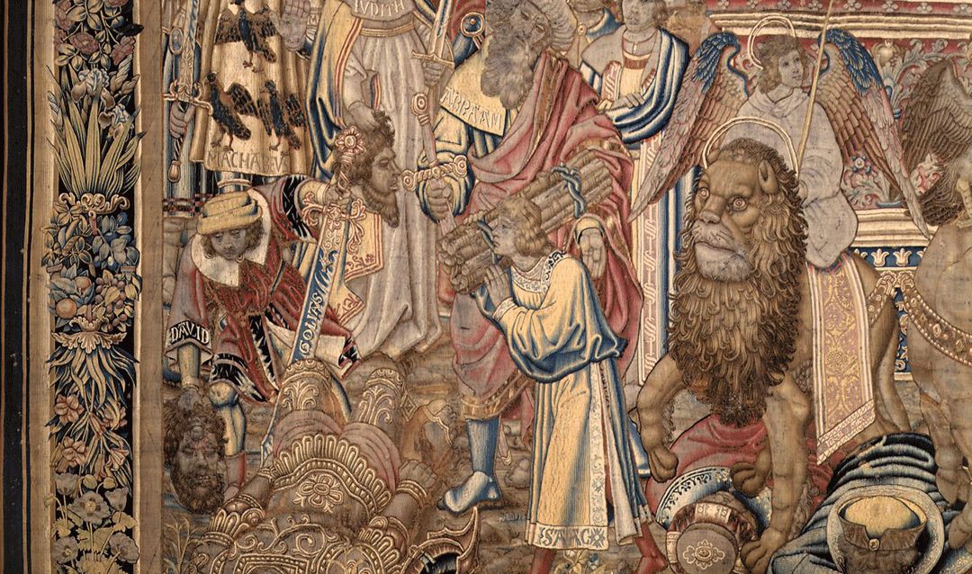 Detail of the Triumph of Faith tapestry