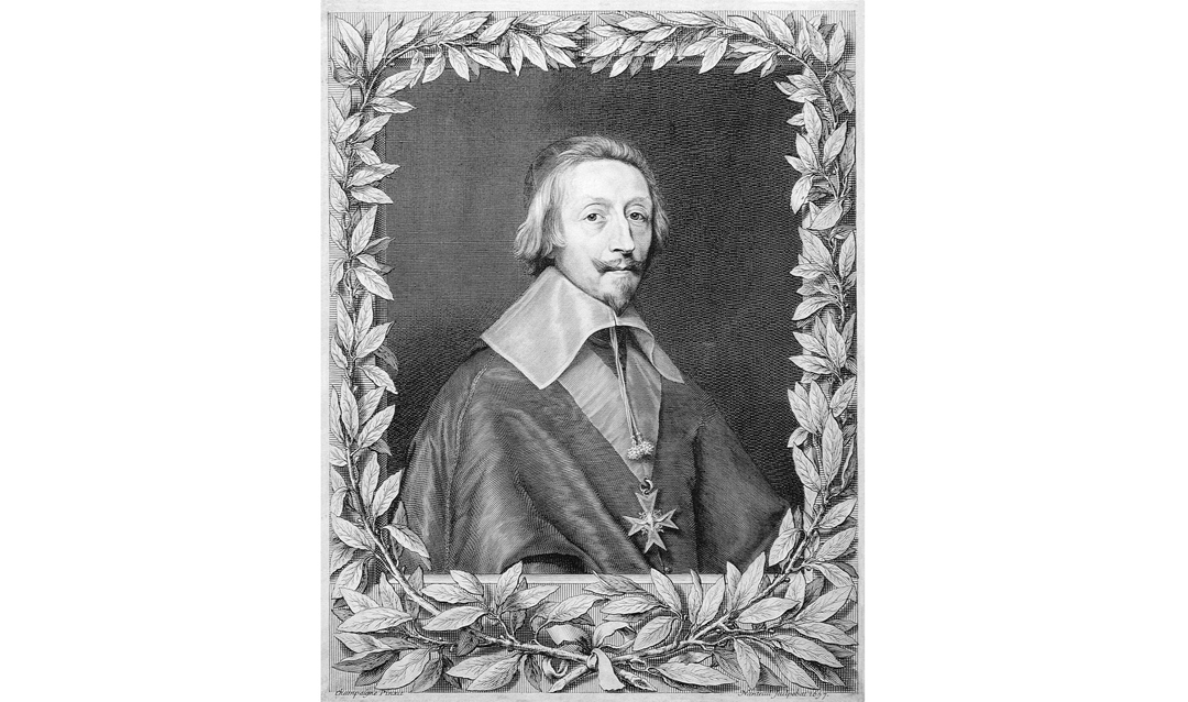 Print of Cardinal Richelieu