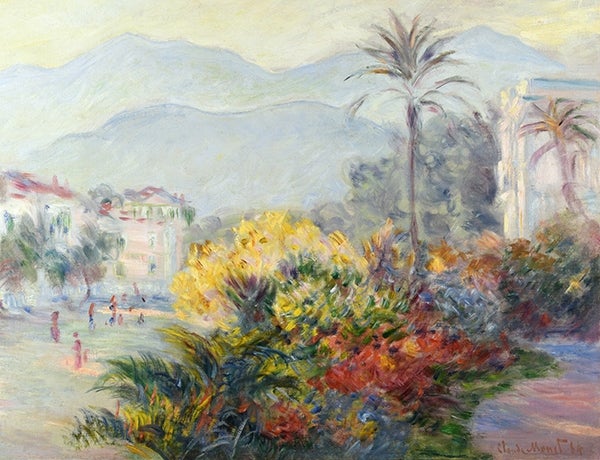 Strada Romana á Bordighera<br>1884