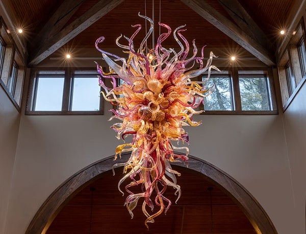 Iris Gold and Garnet Chandelier<br>2022