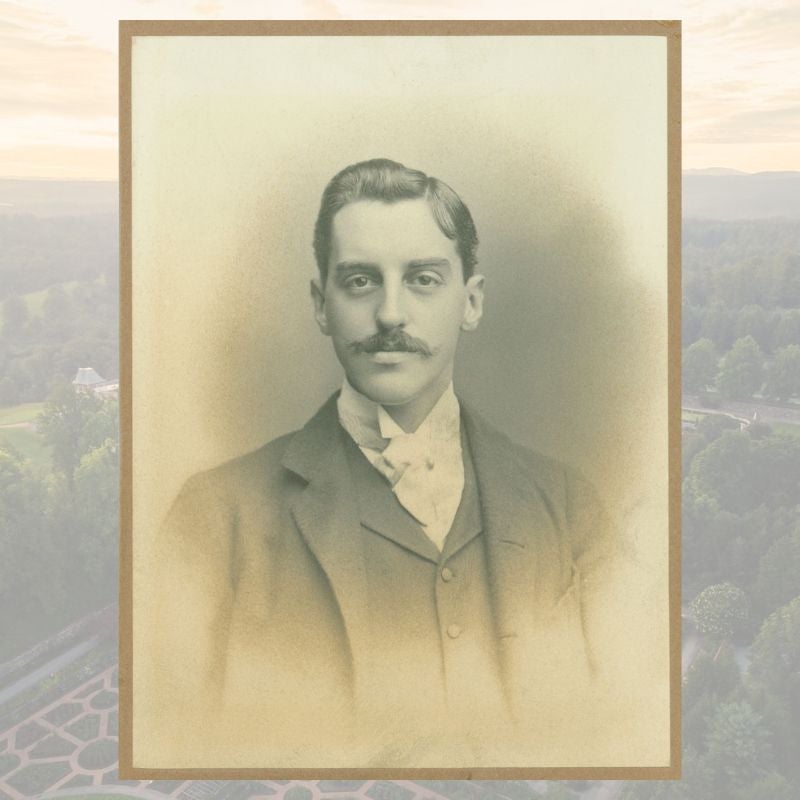 Photographic portrait of George Vanderbilt, ca. 1895.