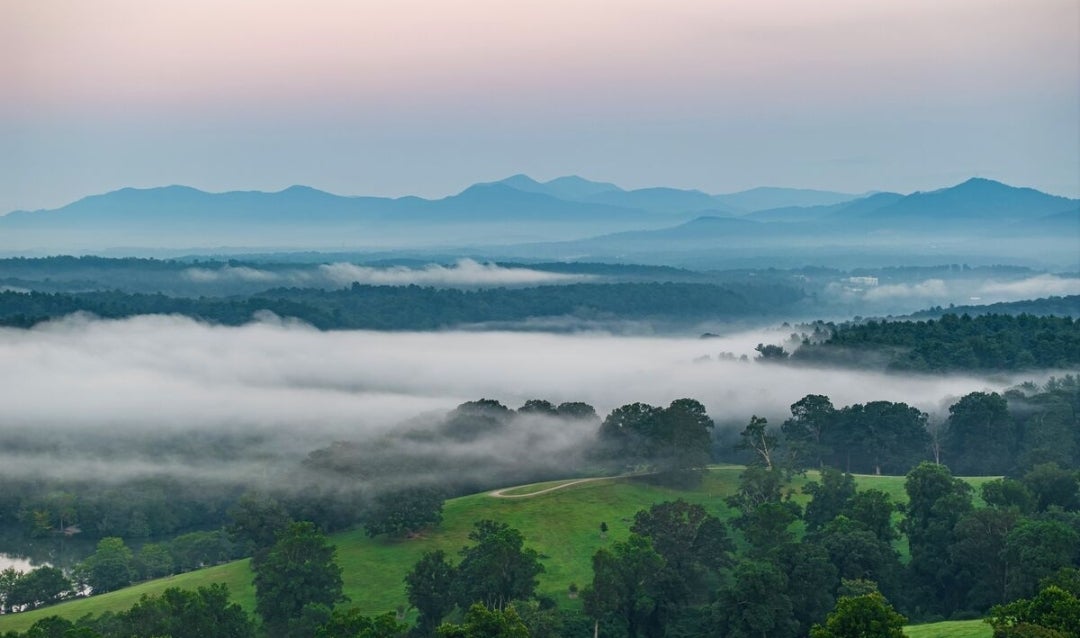 Modern-day viewshed of Biltmore Estate