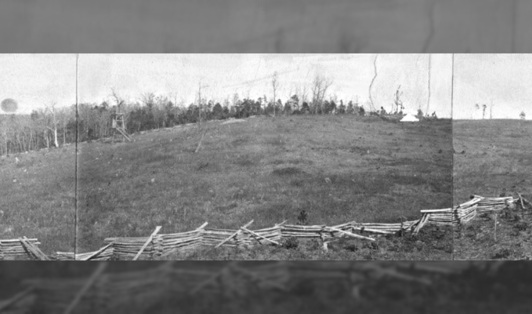 The future site of Biltmore House is pictured here ca. 1889 after it and the surrounding area was acquired from Boston Jenkins and others.