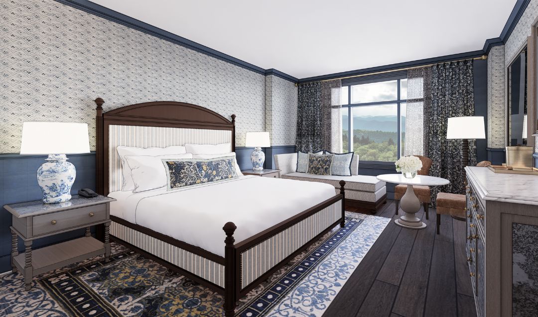 HKS rendering of The Inn's King Rooms