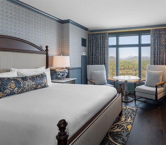 View of newly renovated rooms at The Inn on Biltmore Estate