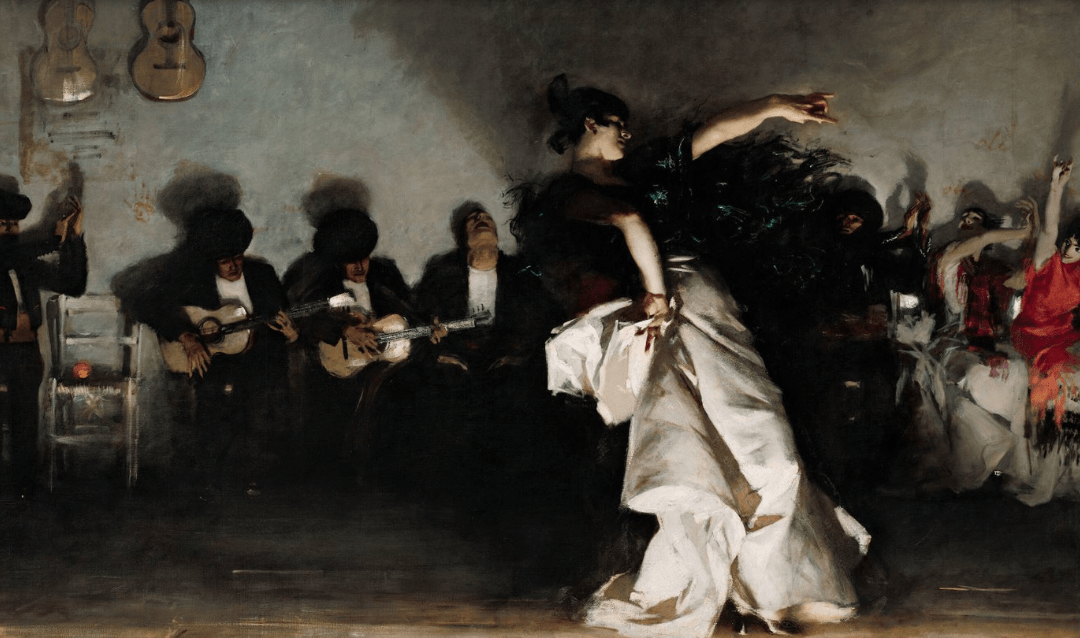 Painting entitled El Jaleo by John Singer Sargent
