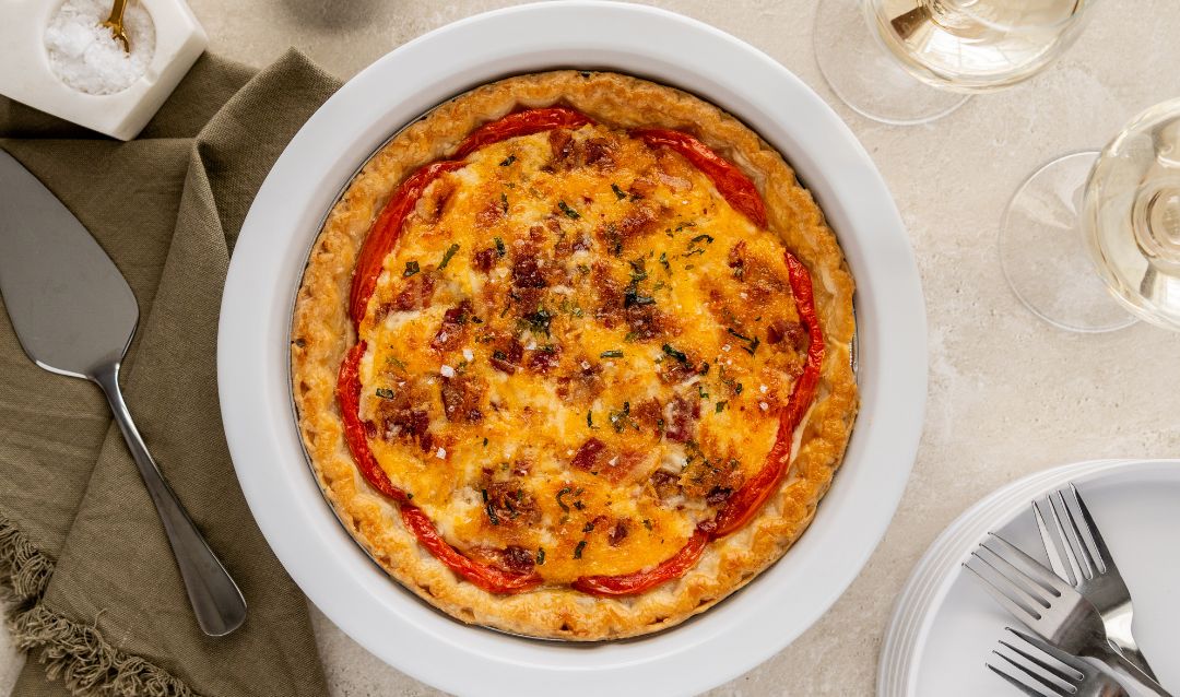 Tomato Vidalia Gratin.