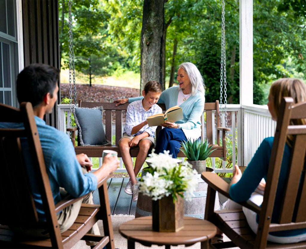 Family enjoying Cottage