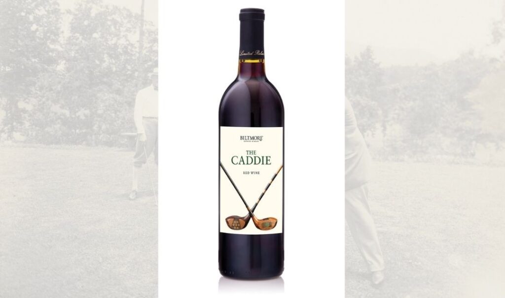 Bottle of The Caddie Red Wine handcrafted at Biltmore Estate Winery