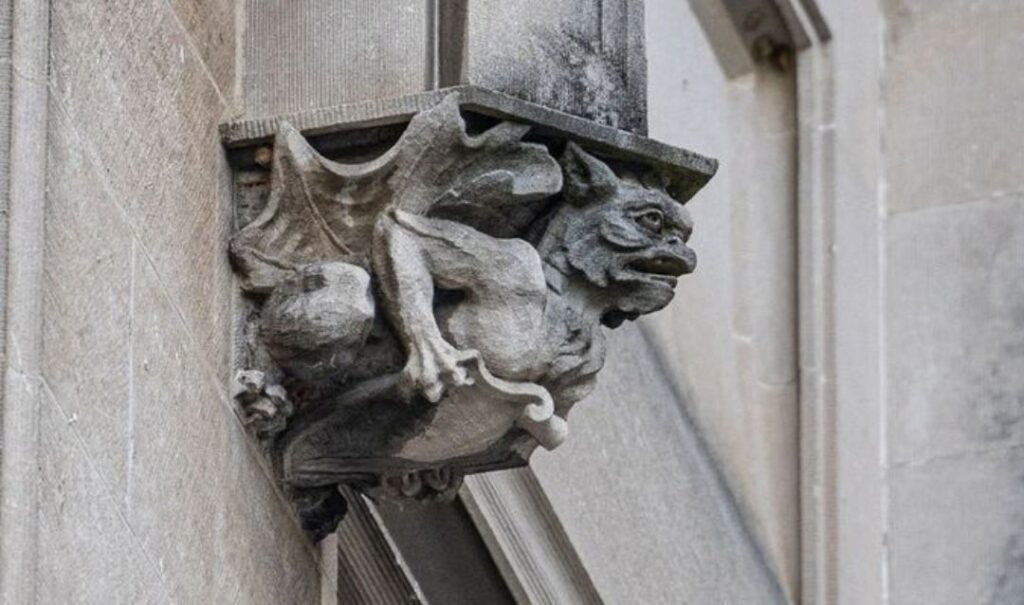 Grotesque-style carving on Biltmore House
